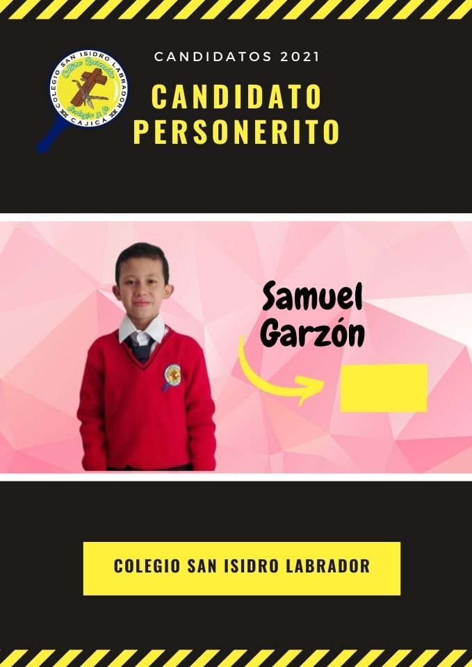 CANDIDATO SAMUEL GARZÓN